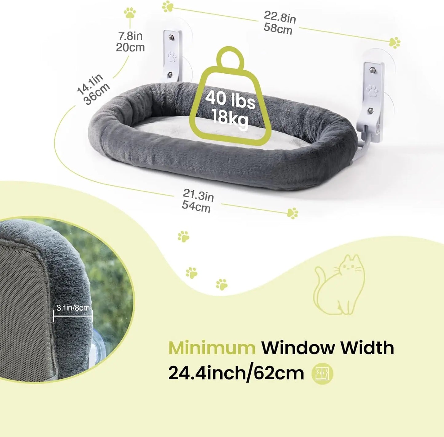 Foldable Cat Window Perch