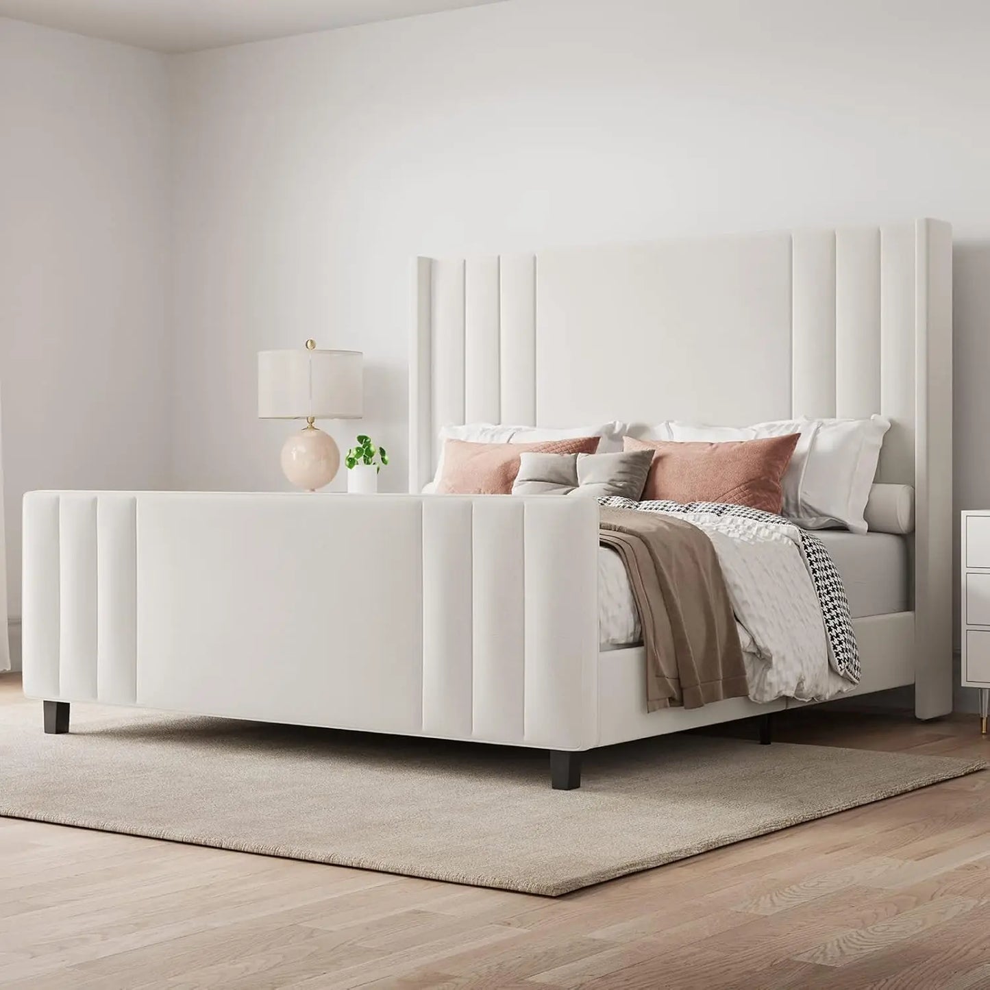 Platform Upholstered Bed Frame