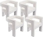 Modern Boucle Dining Chair Set Of 4