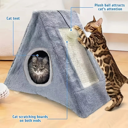 Cat Scratching Post Bed