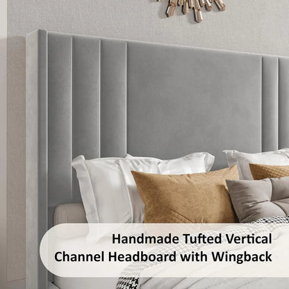 Platform Upholstered Bed Frame