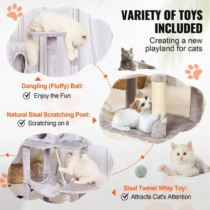56.2" Cat Tower