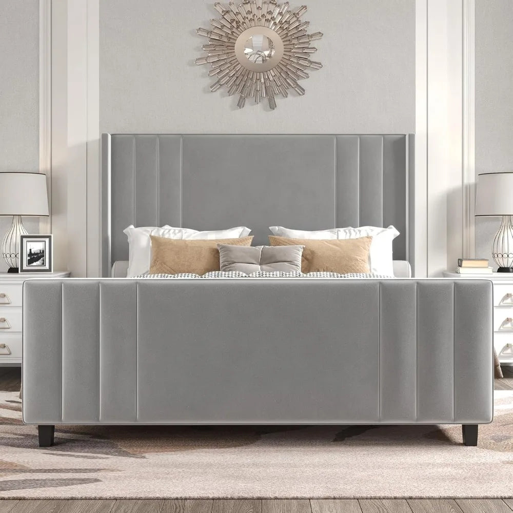 Platform Upholstered Bed Frame