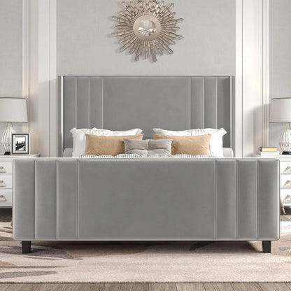 Platform Upholstered Bed Frame