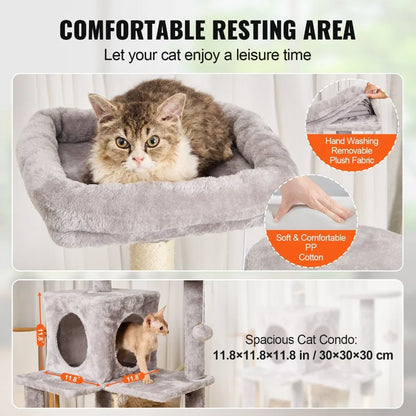56.2" Cat Tower