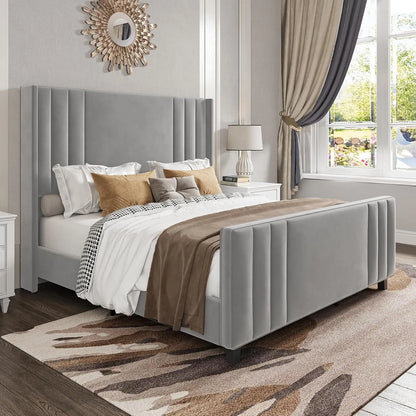 Platform Upholstered Bed Frame
