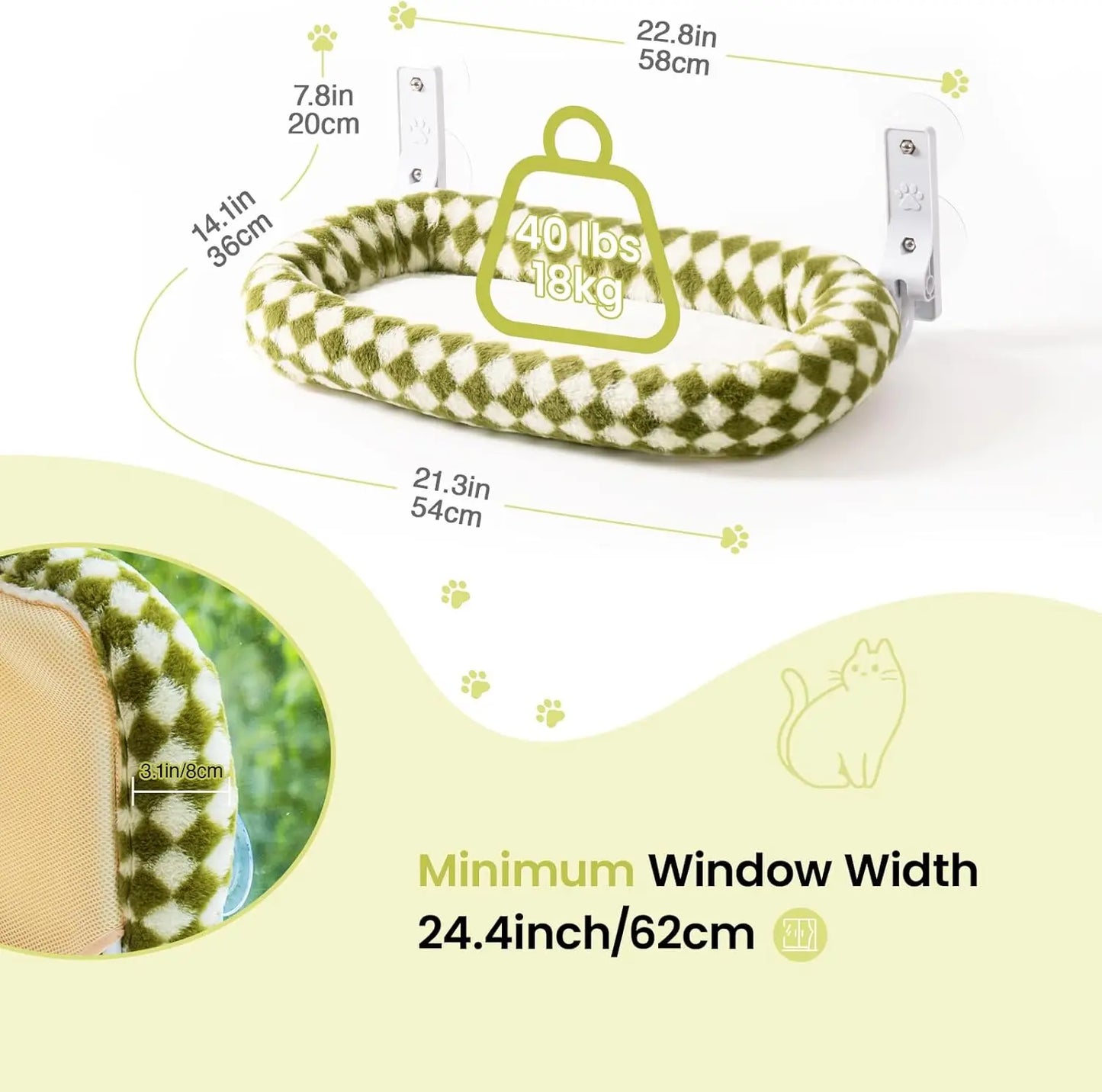 Foldable Cat Window Perch